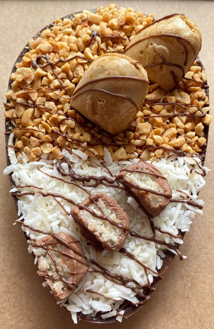 Ovo de colher em embalagem elegante